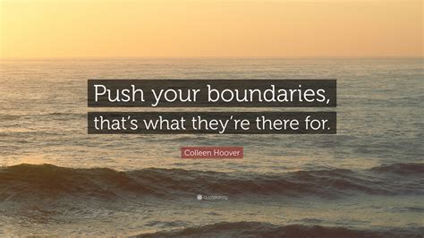 Push the boundaries 